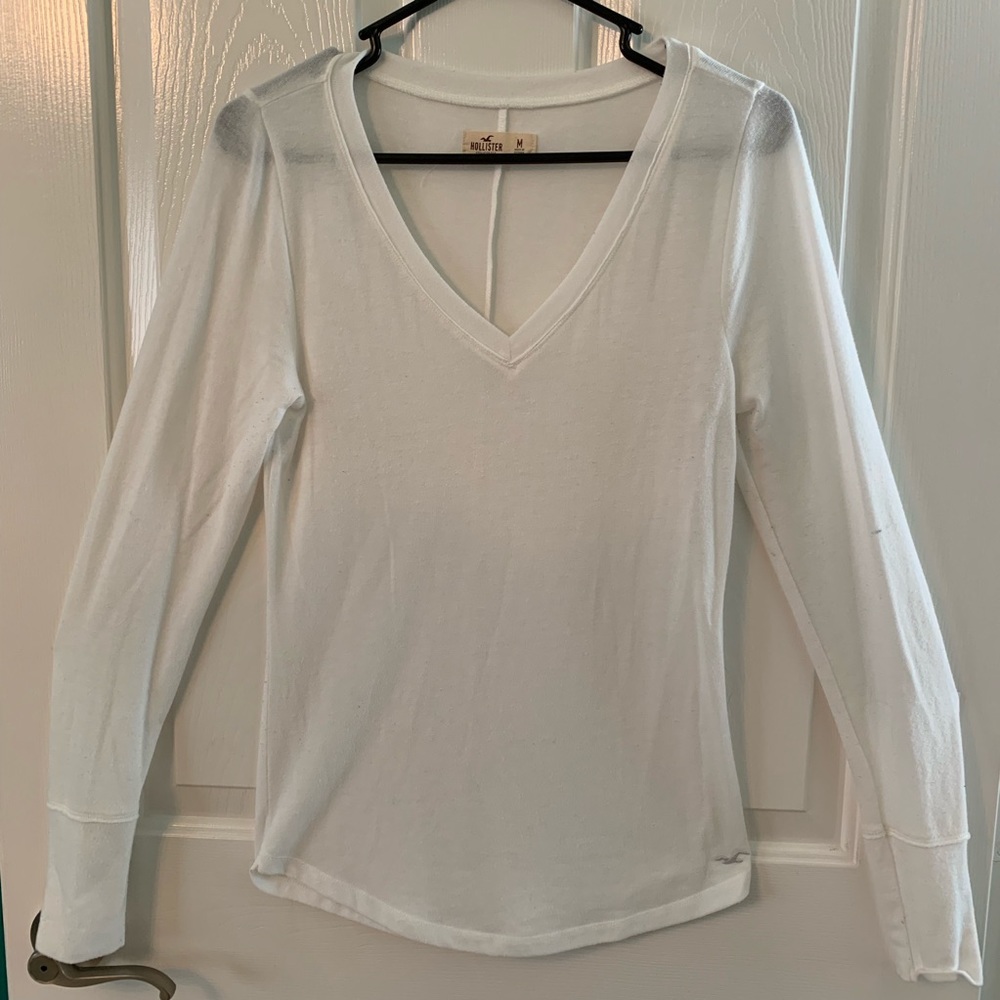 White Hollister long sleeve